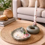 Kuğu Dinginliği - Doğal Soya Seramik Tasarım Mum Seti
