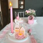 Pembe Düşler Evi Doğal Mum Seti