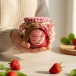 Reçel Tasarım - Doğal Soya Cam Kavanoz Tasarım Mum