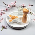 Yıldızın Çiçek Dansı - Doğal Soya Taştozu Tasarım Mum Seti