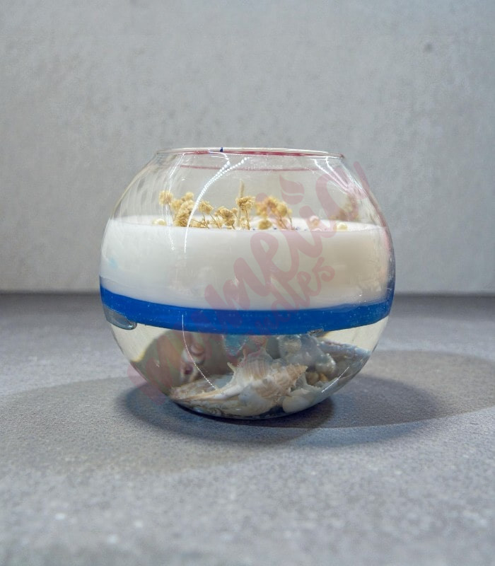 M-PR-1321-1-min Blue Ritual Temalı Cam Fanus Soyawax & Jel Mum - Görsel 1