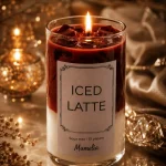 Latte Serisi - Doğal Soya Cam Bardak Tasarım Mum