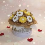 LumiDaisy Golden Bloom - Doğal Soya Mum Buketi