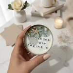 Deniz Işıltısı Hediyelik - Doğal SoyaWax Mum