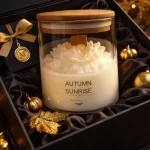 Autumn Sunrise - Doğal Soya Cam Kavanoz Tasarım Mum