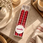 Bubble Şamdan - Doğal Soya Kutulu Dekoratif Mum - 2'li